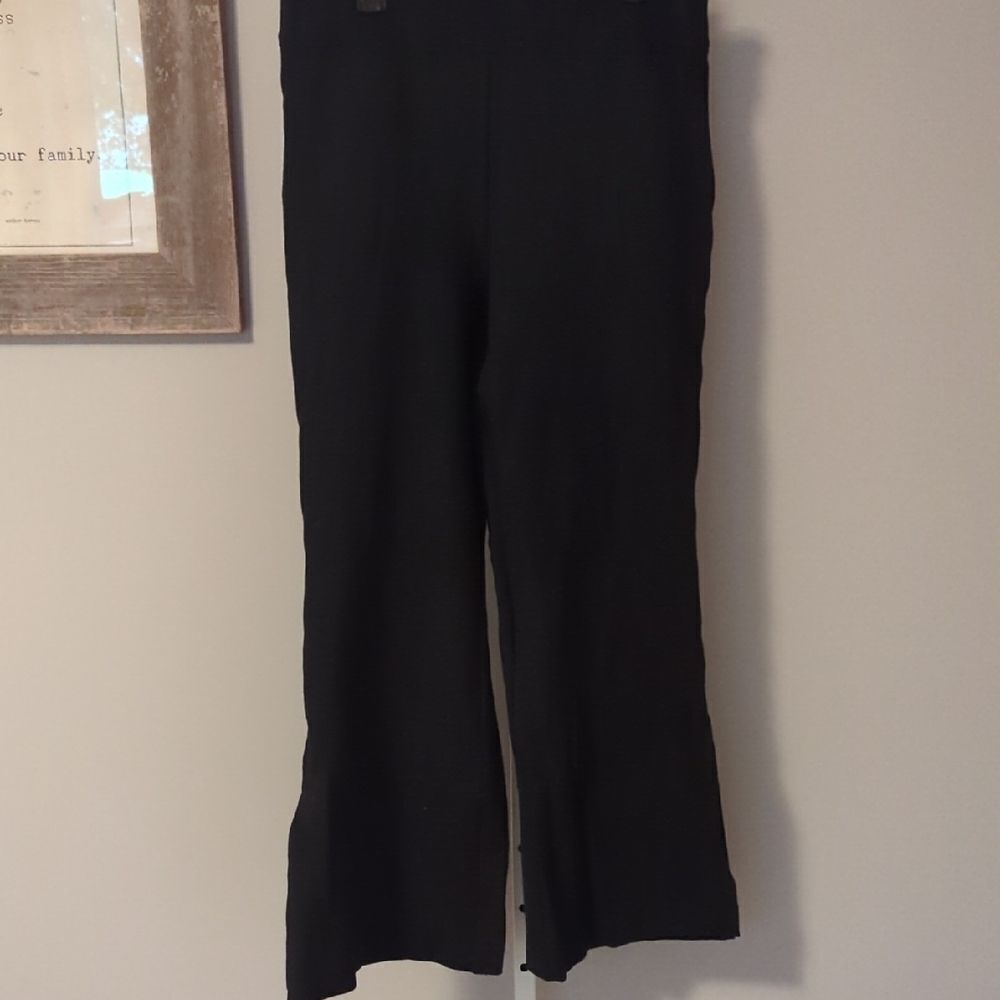 SPANX Black Wide Leg Pants